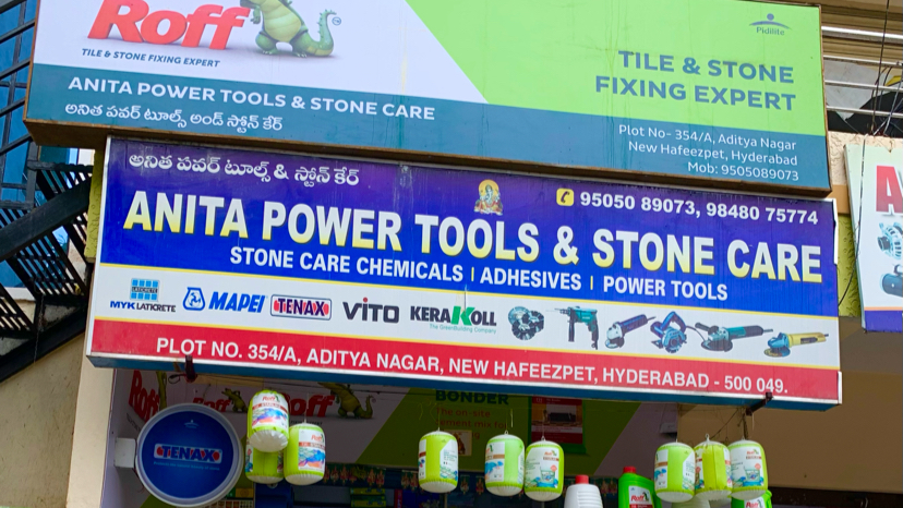 Anita power tools and stone care Anita power tools and stone care