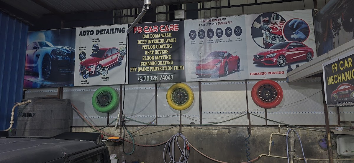 F9 CAR WASH, CAR DENTING PAINTING, CAR MECHANIC, CAR REPAIR