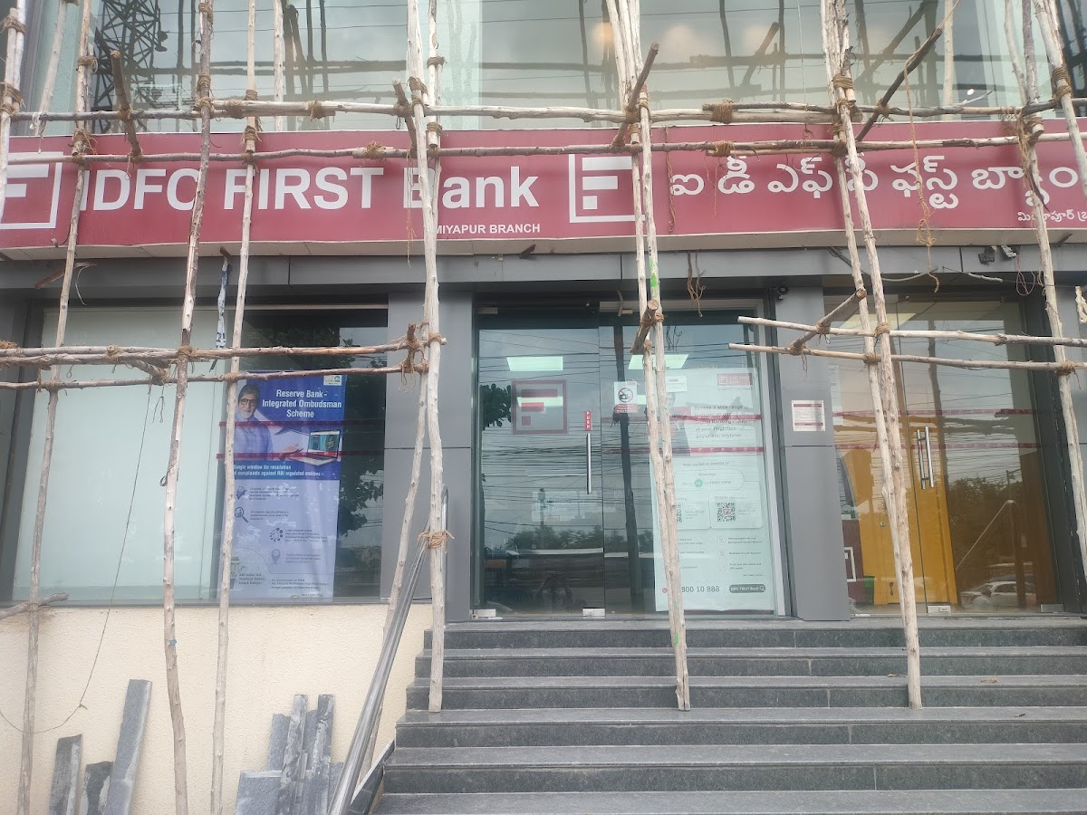 IDFC FIRST Bank - Hyderabad, Miyapur Branch IDFC FIRST Bank - Hyderabad, Miyapur Branch